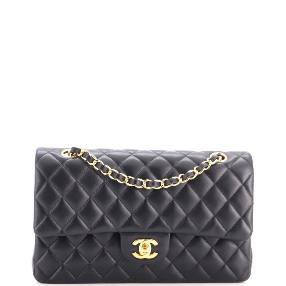 Chanel Medium Classic Double Flap Bag Quilted Lambskin